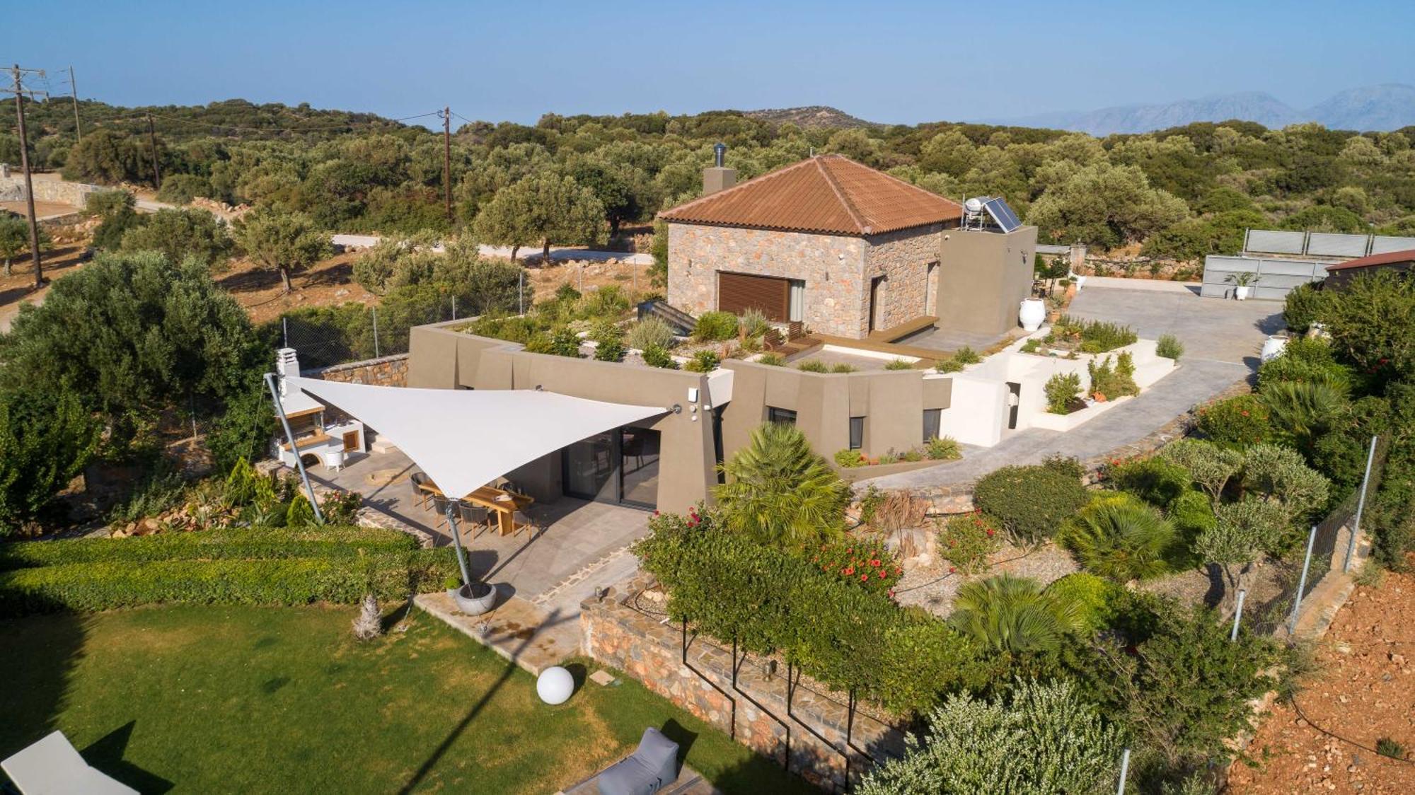Lithari Luxury Villa With Private Pool, Your Perfect Retreat, Crete Айос-Ніколаос Екстер'єр фото